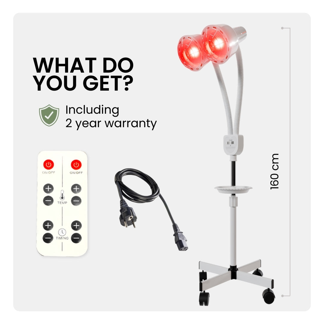 Red Light Double Head Lamp