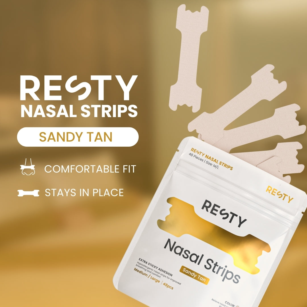 Resty Sandy Tan neusstrips