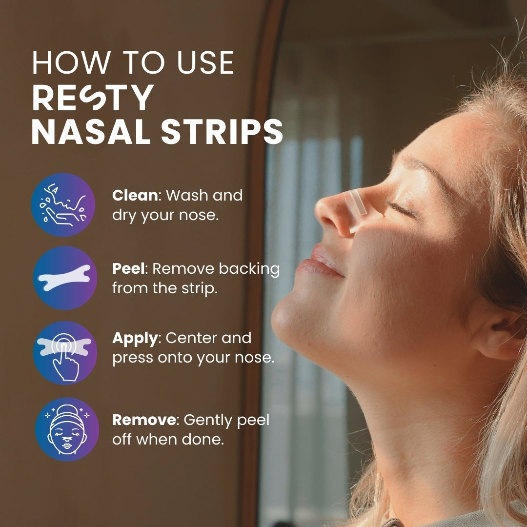 Transparent nasal strips