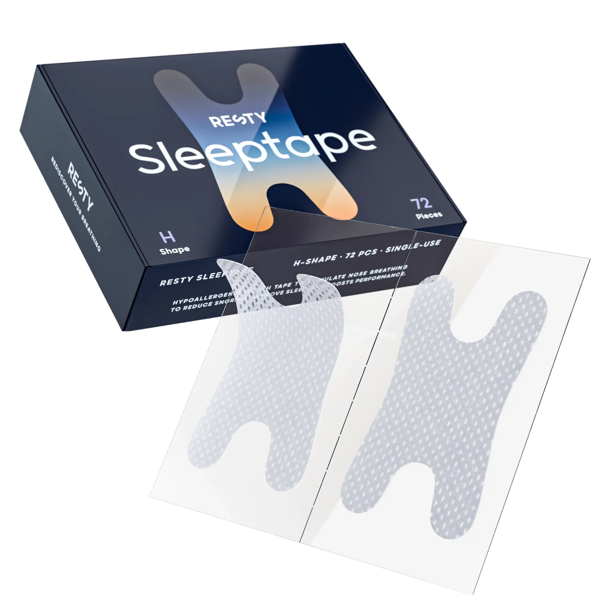 H-Shape Mouth Tape Value Pack Resty