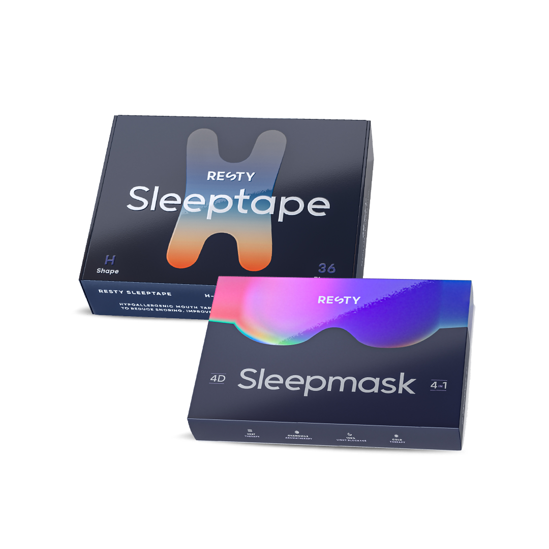 Sleep mask & mouth tape bundle