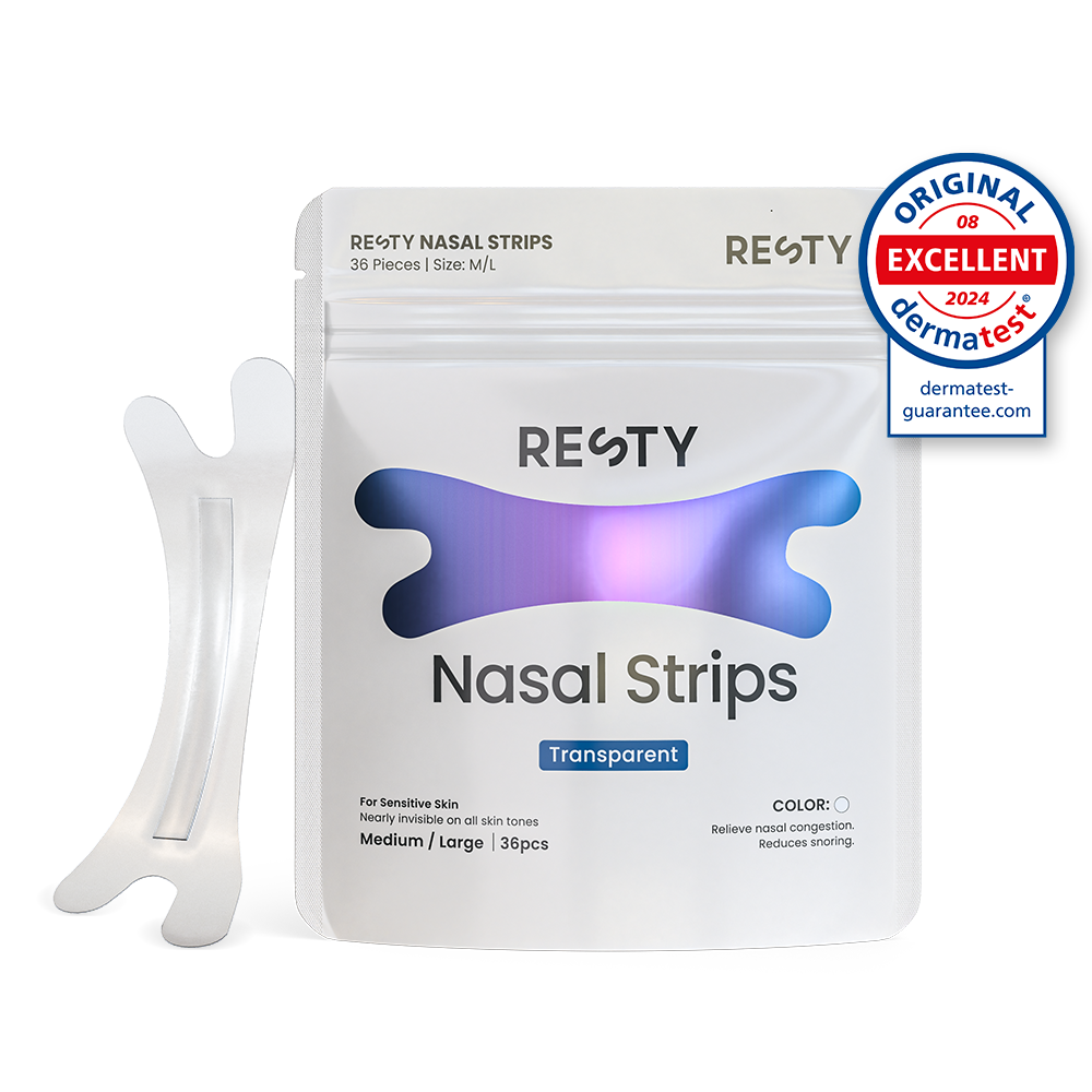 Transparent nasal strips