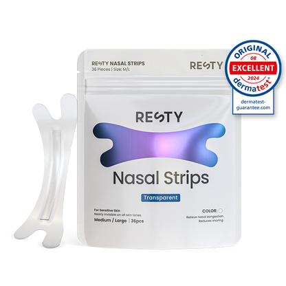 Transparent nasal strips