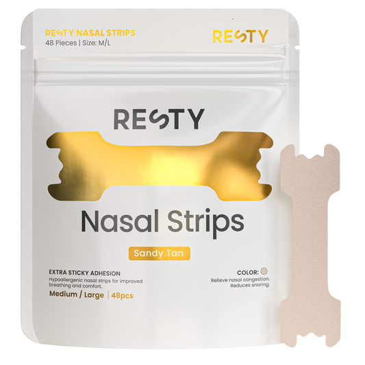 Resty Sandy Tan Nasal Strips