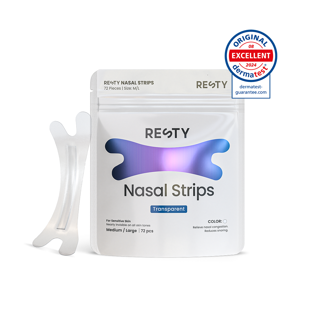 Transparent nasal strips